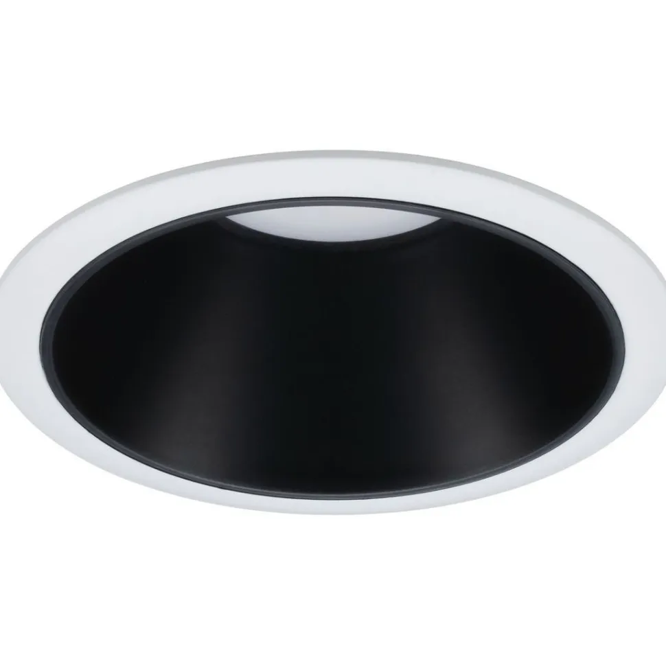 Upotettava LED-valaisin Paulmann Cole Coin, IP44, Ø88mm, 6W, 470lm, 2700K, himmennettävä, valkoinen/kulta