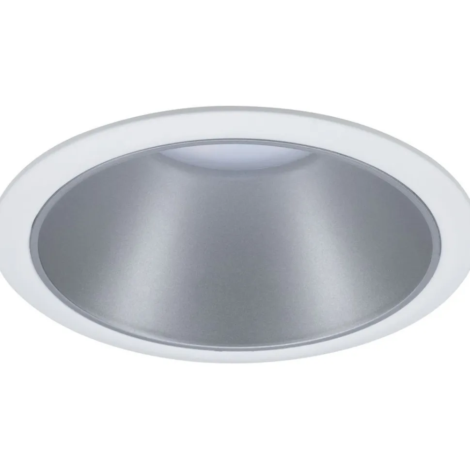 Upotettava LED-valaisin Paulmann Cole Coin, IP44, Ø88mm, 6W, 470lm, 2700K, himmennettävä, valkoinen/kulta