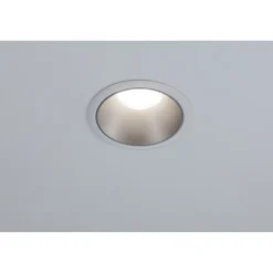Upotettava LED-valaisin Paulmann Cole Coin, IP44, Ø88mm, 6W, 470lm, 2700K, himmennettävä, valkoinen/kulta