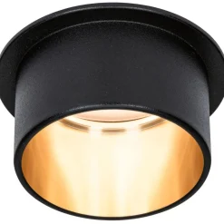 Upotettava LED-valaisin Paulmann Gil Coin, IP44, Ø68mm, 6W, 470lm, 2700K, himmennettävä, valkoinen/musta