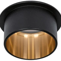 Upotettava LED-valaisin Paulmann Gil Coin, IP44, Ø68mm, 6W, 470lm, 2700K, himmennettävä, valkoinen/musta