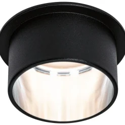 Upotettava LED-valaisin Paulmann Gil Coin, IP44, Ø68mm, 6W, 470lm, 2700K, himmennettävä, valkoinen/musta
