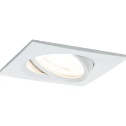 Upotettava LED-valaisin Paulmann Nova Coin, 3kpl, 84x84mm, 6W, 470lm, 2700K, mattavalkoinen