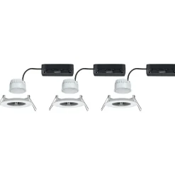 Upotettava LED-valaisin Paulmann Nova Coin, pyöreä, IP44, 78mm, RGBW+, 3x6W, 3x500lm, 230V, alumiini