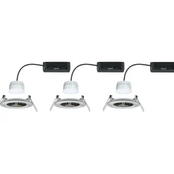 Upotettava LED-valaisin Paulmann Nova Coin, pyöreä, IP44, 78mm, RGBW+, 3x6W, 3x500lm, 230V, alumiini