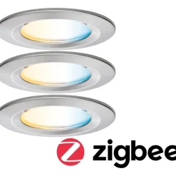 Upotettava LED-valaisin Paulmann Nova Coin, pyöreä, IP44, 78mm, 3x6W, 3x530lm, 230V, säädettävä värilämpötila