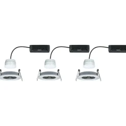 Upotettava LED-valaisin Paulmann Nova Coin, pyöreä, IP44, 78mm, 3x6W, 3x530lm, 230V, säädettävä värilämpötila