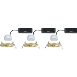 Upotettava LED-valaisin Paulmann Nova Coin, pyöreä, IP44, 78mm, 3x6W, 3x530lm, 230V, säädettävä värilämpötila