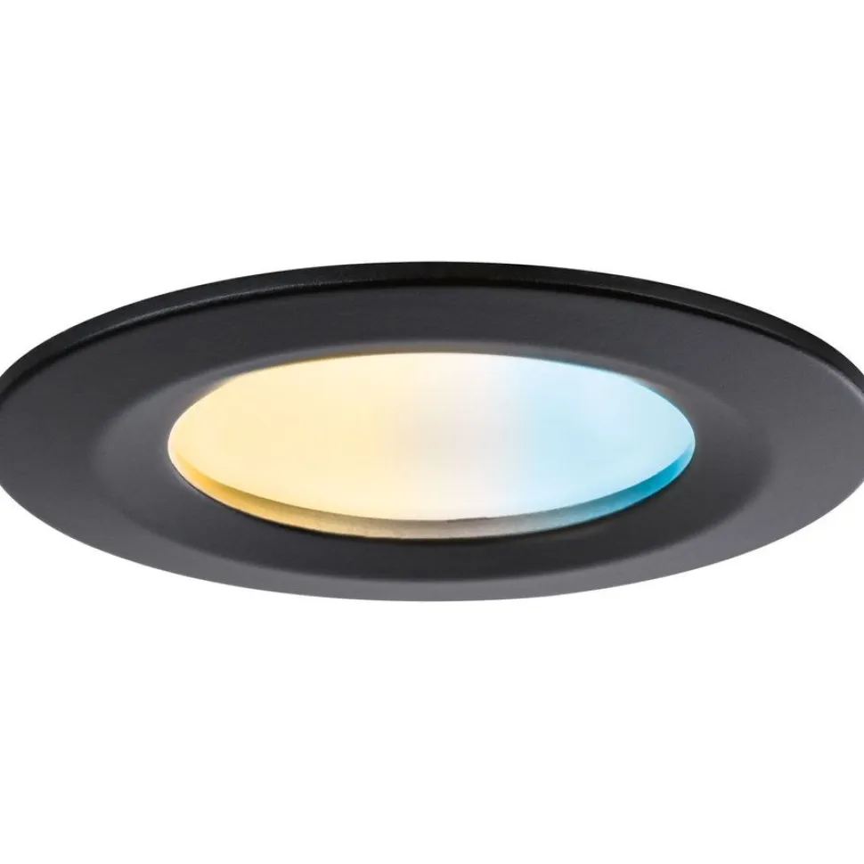 Upotettava LED-valaisin Paulmann Nova Coin, pyöreä, IP44, 78mm, 3x6W, 3x530lm, 230V, säädettävä värilämpötila