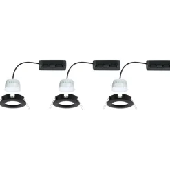 Upotettava LED-valaisin Paulmann Nova Coin, pyöreä, IP44, 78mm, 3x6W, 3x530lm, 230V, säädettävä värilämpötila