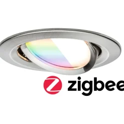 Upotettava LED-valaisin Paulmann Nova Coin, pyöreä, 84mm, 50°, RGBW+, 6W, 500lm, 230V, alumiini
