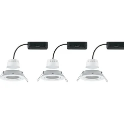 Upotettava LED-valaisin Paulmann Nova Coin, pyöreä, 84mm, 50°, RGBW+, 3x6W, 3x500lm, 230V