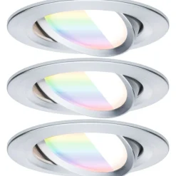 Upotettava LED-valaisin Paulmann Nova Coin, pyöreä, 84mm, 50°, RGBW+, 3x6W, 3x500lm, 230V