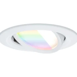 Upotettava LED-valaisin Paulmann Nova Coin, pyöreä, 84mm, 50°, RGBW+, 3x6W, 3x500lm, 230V