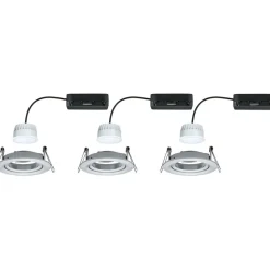 Upotettava LED-valaisin Paulmann Nova Coin, pyöreä, 84mm, 50°, RGBW+, 3x6W, 3x500lm, 230V