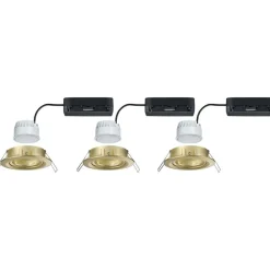 Upotettava LED-valaisin Paulmann Nova Coin, pyöreä, 84mm, 50°, RGBW+, 3x6W, 3x500lm, 230V