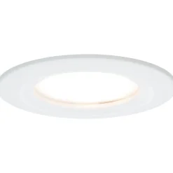 Upotettava LED-valaisin Paulmann Nova Coin Rigid, IP44, Ø78mm, 6W, 470lm, 2700K, himmennettävä, harjattu rauta