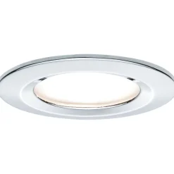 Upotettava LED-valaisin Paulmann Nova Coin Rigid, 3kpl, IP44, Ø78mm, 6W, 470lm, 2700K, kromi