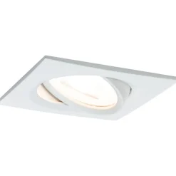 Upotettava LED-valaisin Paulmann Nova Coin, 84x84mm, 6W, 470lm, 2700K, himmennettävä, mattavalkoinen