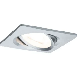 Upotettava LED-valaisin Paulmann Nova Coin, 84x84mm, 6W, 470lm, 2700K, himmennettävä, mattavalkoinen