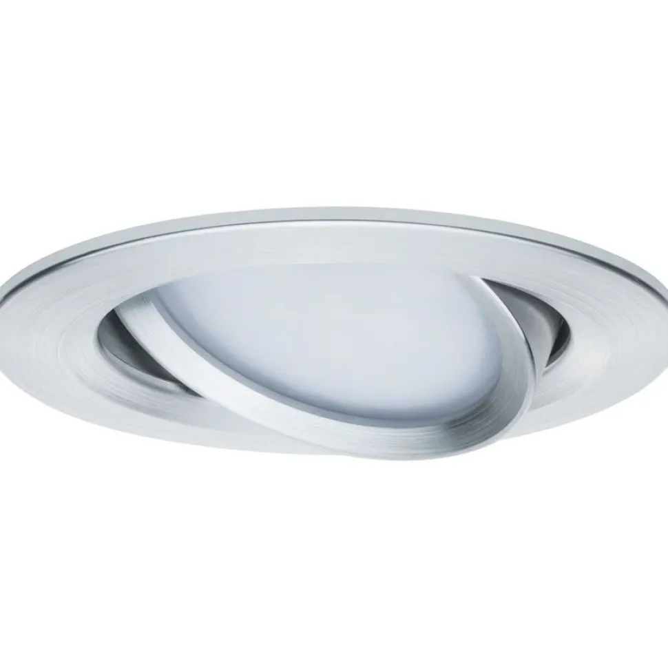 Upotettava LED-valaisin Paulmann Nova, 3kpl, Ø84mm, GU10, 6.5W, 460lm, 2700K, himmennettävä, mattavalkoinen