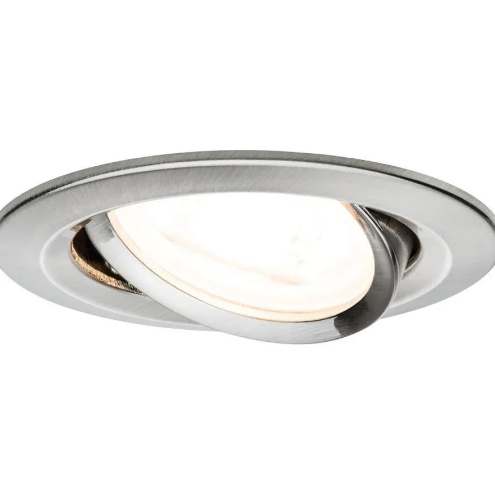 Upotettava LED-valaisin Paulmann Nova, 3kpl, Ø84mm, GU10, 6.5W, 460lm, 2700K, mattavalkoinen