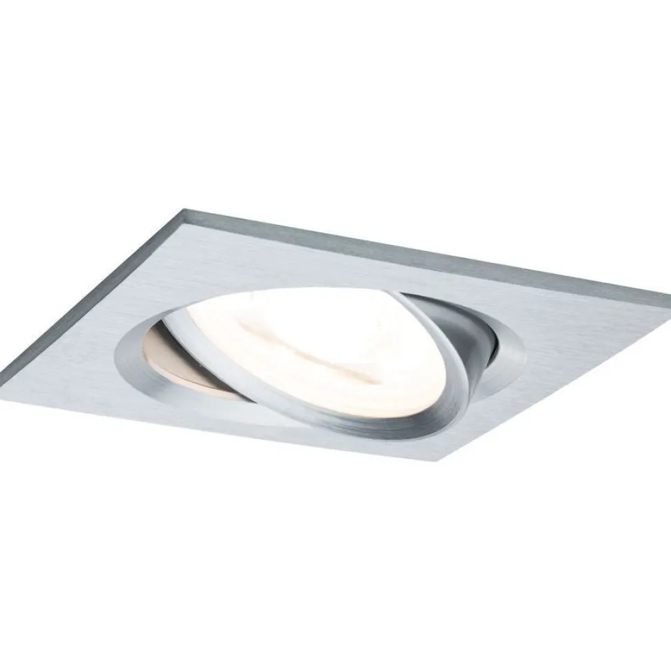 Upotettava LED-valaisin Paulmann Nova, 3kpl, 84x84mm, GU10, 6.5W, 460lm, 2700K, mattavalkoinen