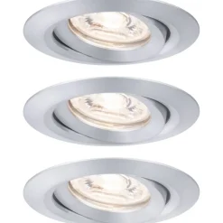 Upotettava LED-valaisin Paulmann Nova Mini Coin, 3kpl, Ø66mm, 4W, 310lm, 2700K, mattavalkoinen