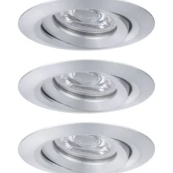 Upotettava LED-valaisin Paulmann Nova Mini Coin, 3kpl, Ø66mm, 4W, 310lm, 2700K, mattavalkoinen