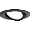Upotettava LED-valaisin Paulmann Nova Plus Coin, IP65, Ø93mm, 6W, 470lm, himmennettävä, 2700K, mattamusta