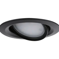 Upotettava LED-valaisin Paulmann Nova Plus Coin, IP65, Ø93mm, 6W, 470lm, himmennettävä, 2700K, mattamusta