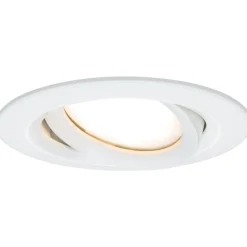 Upotettava LED-valaisin Paulmann Nova Plus Coin, IP65, Ø93mm, 6W, 470lm, 2700K, himmennettävä, mattavalkoinen