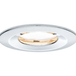 Upotettava LED-valaisin Paulmann Nova Plus Coin Rigid, IP65, Ø78mm, 6W, 470lm, 2700K, himmennettävä, kromi