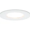 Upotettava LED-valaisin Paulmann Nova Plus Coin Rigid, IP44, Ø78mm, 6W, 470lm, 2700K, himmennettävä, mattavalkoinen