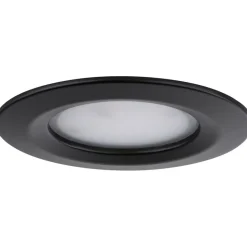 Upotettava LED-valaisin Paulmann Nova Plus Coin Rigid, 3kpl, IP44, Ø78mm, 6W, 470lm, 2700K, himmennettävä, mattamusta