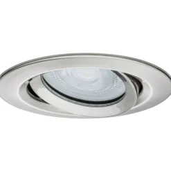 Upotettava LED-valaisin Paulmann Nova Plus, IP65, Ø93mm, GU10, 2700K, himmennettävä, mattavalkoinen/kromi