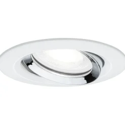 Upotettava LED-valaisin Paulmann Nova Plus, IP65, Ø93mm, GU10, 6W, 470lm, 4000K, himmennettävä, harjattu rauta