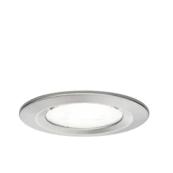 Upotettava LED-valaisin Paulmann Nova Rigid, 3kpl, IP44, Ø78mm, GU10, 6.5W, 4000K, harjattu rauta