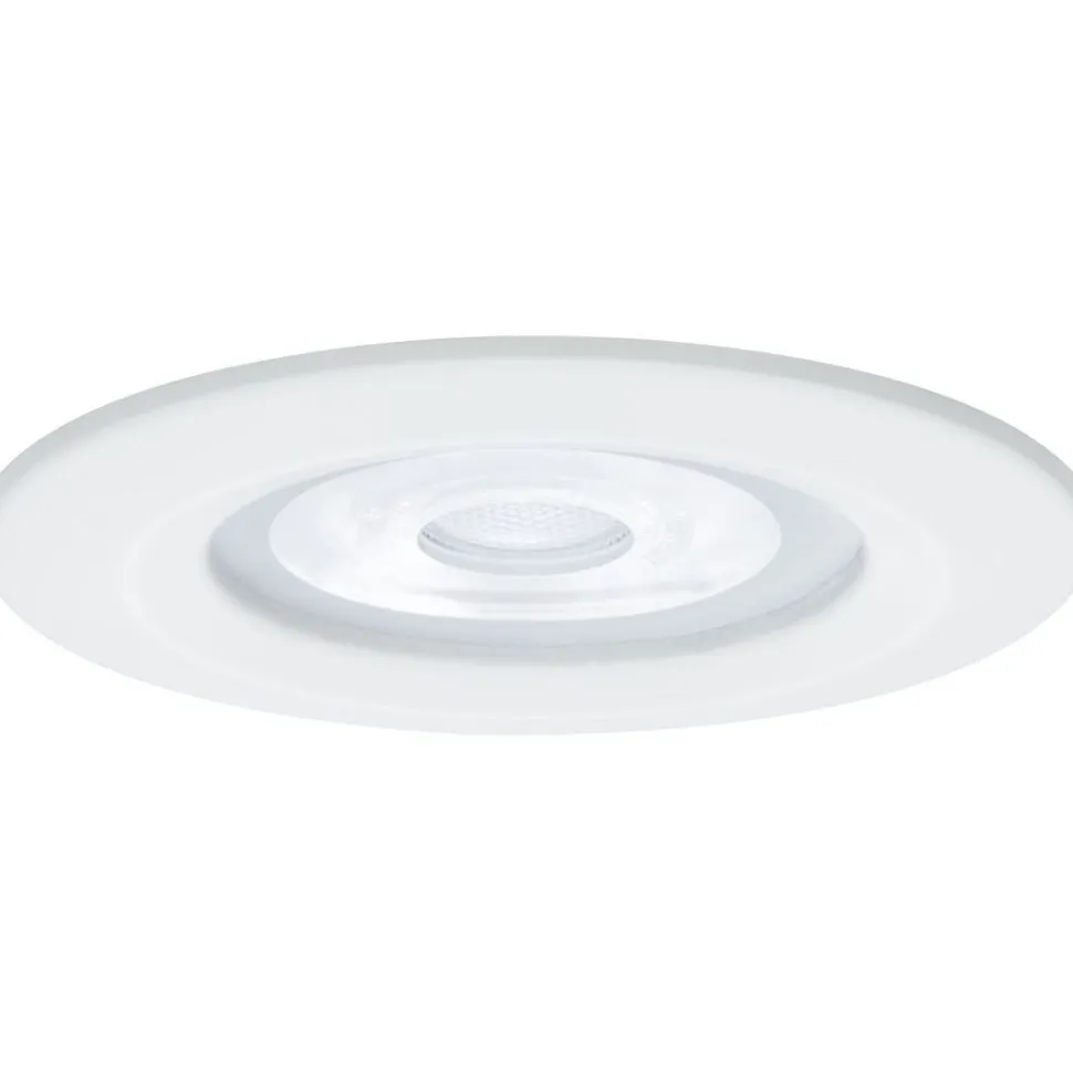Upotettava LED-valaisin Paulmann Nova Rigid, 3kpl, IP44, Ø78mm, GU10, 6.5W, 460lm, 2700K, mattavalkoinen
