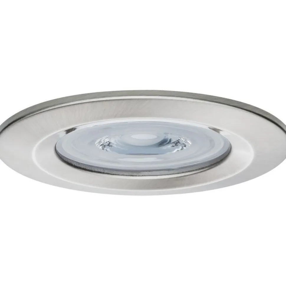 Upotettava LED-valaisin Paulmann Nova Rigid, 3kpl, IP44, Ø78mm, GU10, 6.5W, 460lm, 2700K, mattavalkoinen