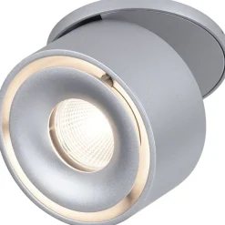 Upotettava LED-valaisin Paulmann Spircle, Ø78mm, 8W, 550lm, 3000K, mattamusta