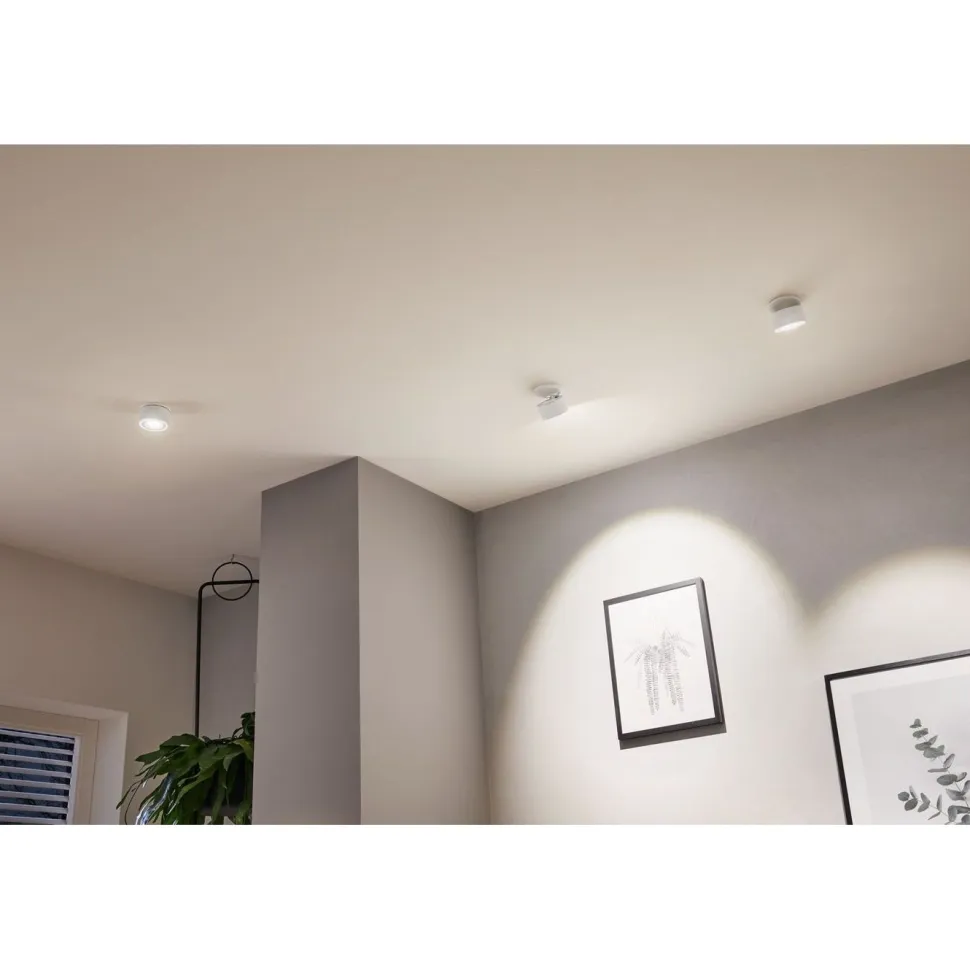Upotettava LED-valaisin Paulmann Spircle, Ø78mm, 8W, 550lm, 3000K, mattamusta