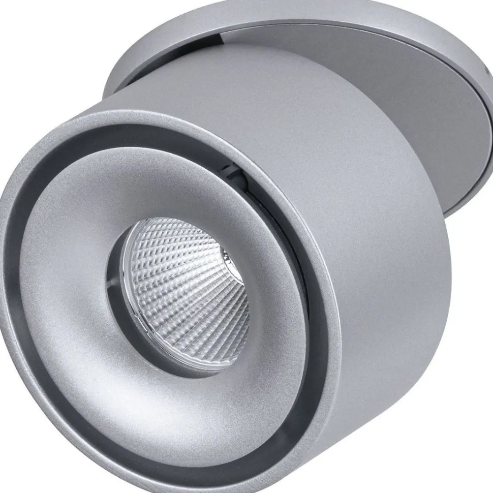 Upotettava LED-valaisin Paulmann Spircle, Ø78mm, 8W, 550lm, 3000K, mattamusta