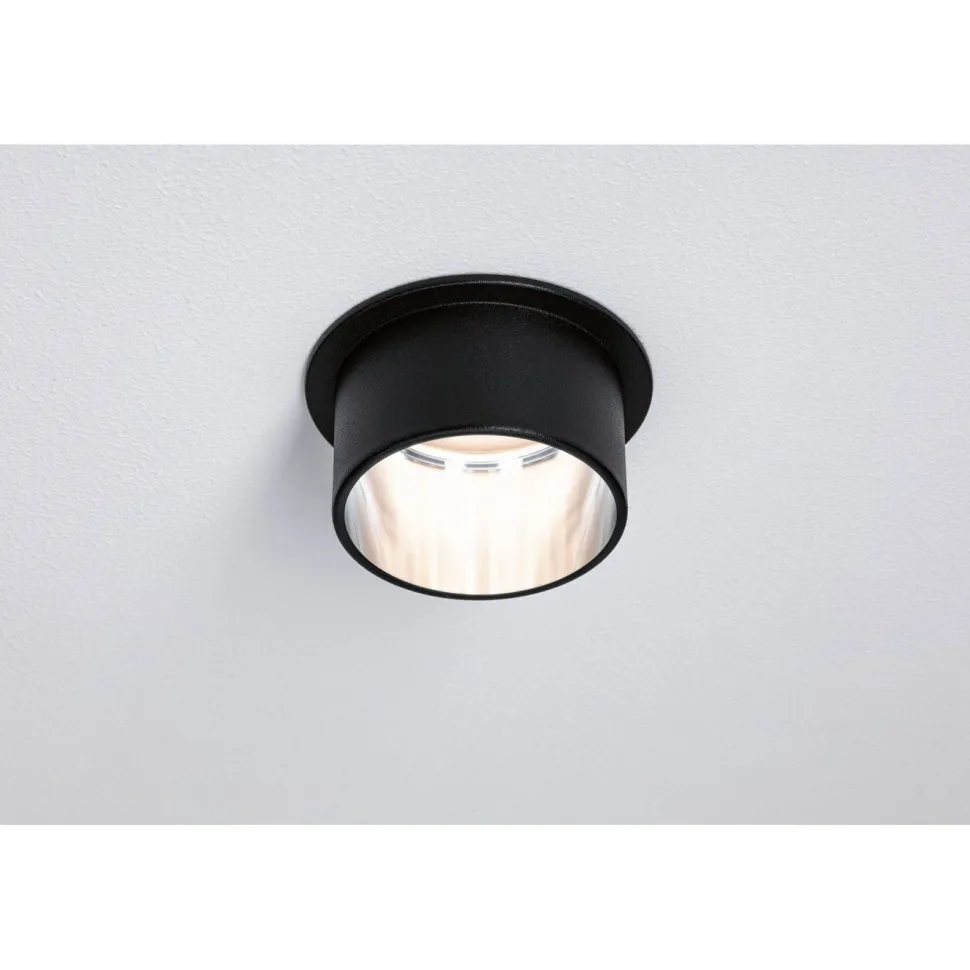 Upotettava LED-valaisinsarja Paulmann, Gil Coin, 3 valaisinta, IP44, Ø68mm, 3x6W, 3x470lm, 2700K, himmennettävä, valkoinen/kulta