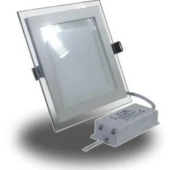 Upotettava LED-valaisin V-TAC VT-1202G SQ 12W 230V 3000K 840lm IP20 valkoinen