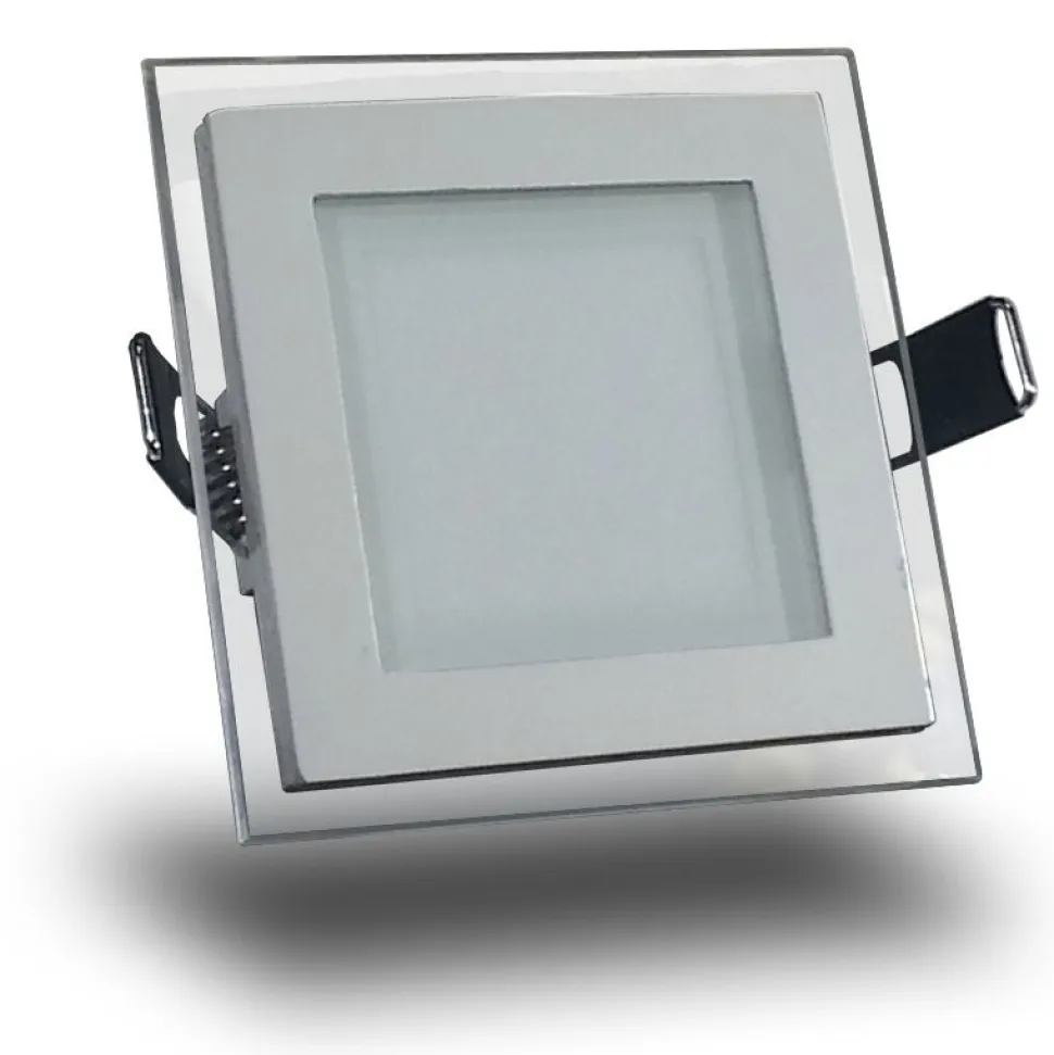 Upotettava LED-valaisin V-TAC VT-602G SQ 6W 230V 3000K 420lm IP20 valkoinen