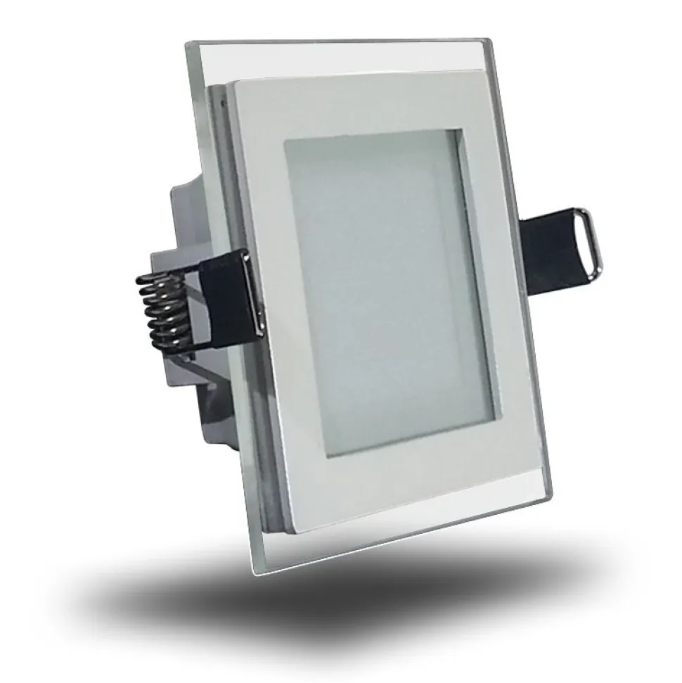 Upotettava LED-valaisin V-TAC VT-602G SQ 6W 230V 3000K 420lm IP20 valkoinen