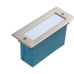 Upotettava seinävalaisin Spectrum Lava 16LED IP54 4000K hopea