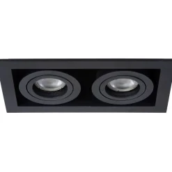 Upotettava valaisin Lucide Chimney, 2xGU10, musta
