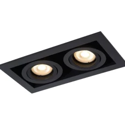 Upotettava valaisin Lucide Chimney, 2xGU10, musta